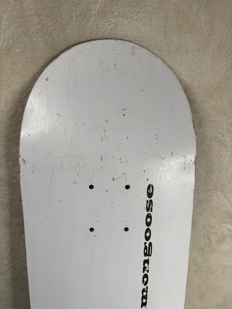 Mongoose Dragonfly Skateboard Deck Double Tail White - Used