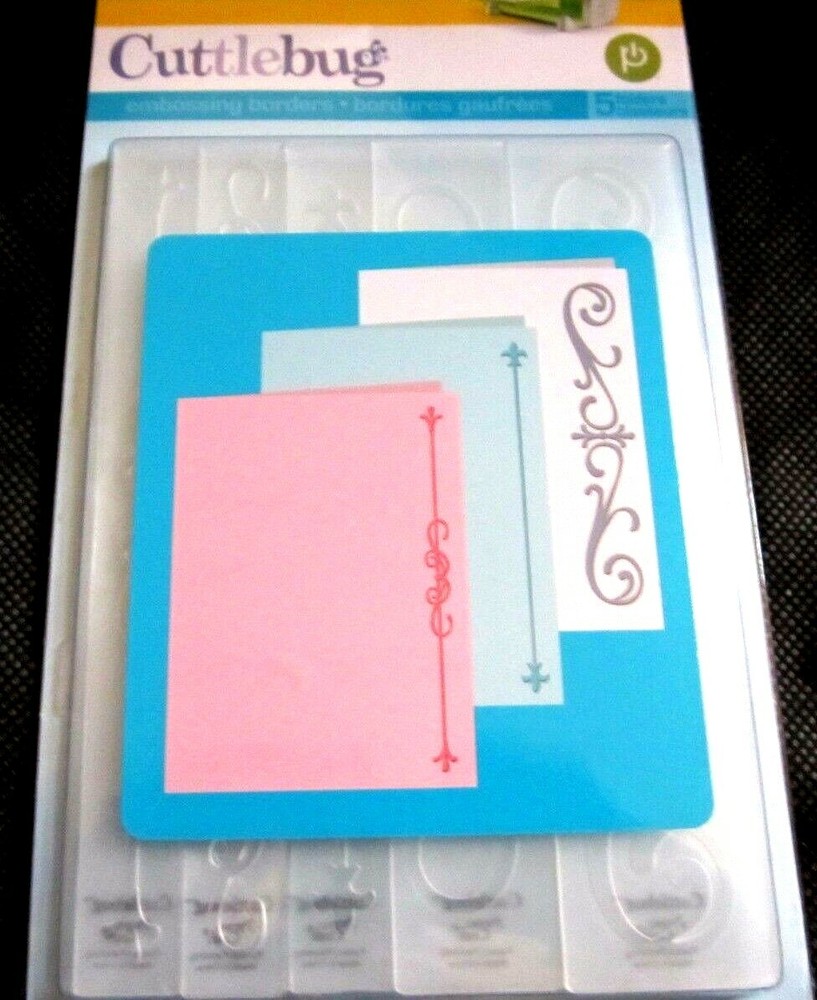 Iron Works Cuttlebug Embossing Folder Set 37-1923 NEW!