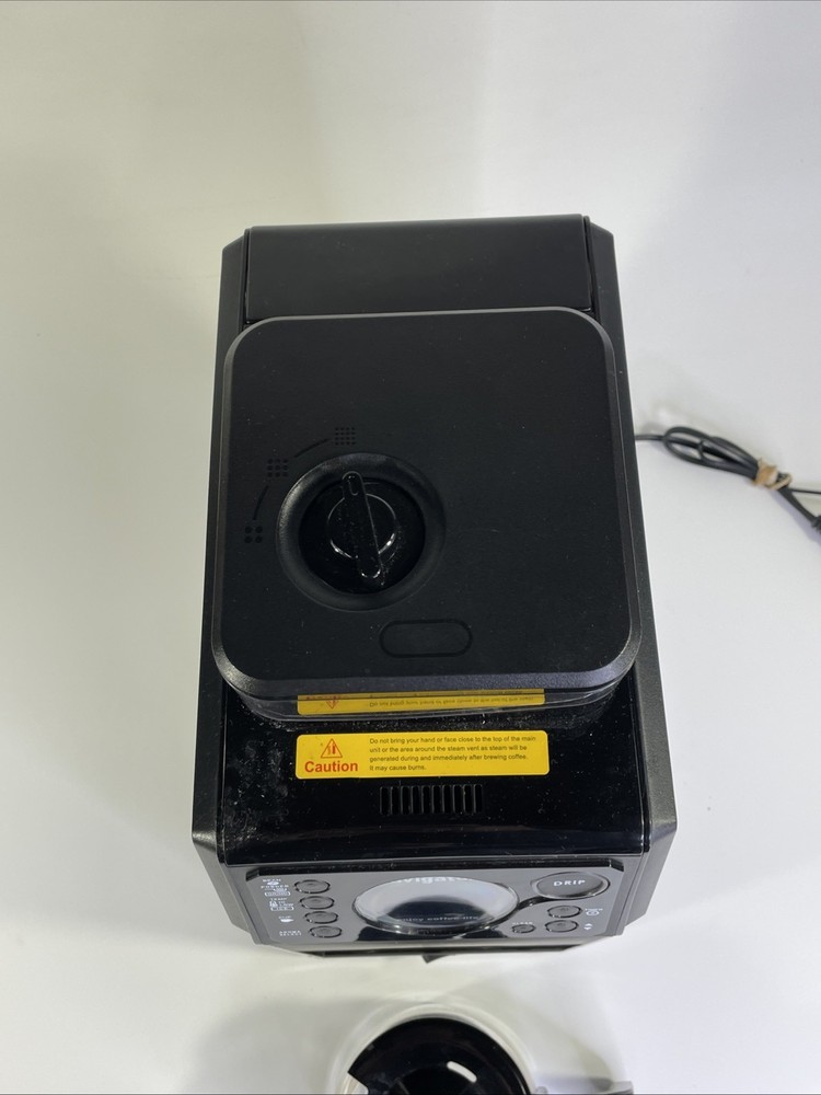 Avigator Coffee Maker Grinder 5 Cup Programmable Machine W/ Timer & Glass Carafe