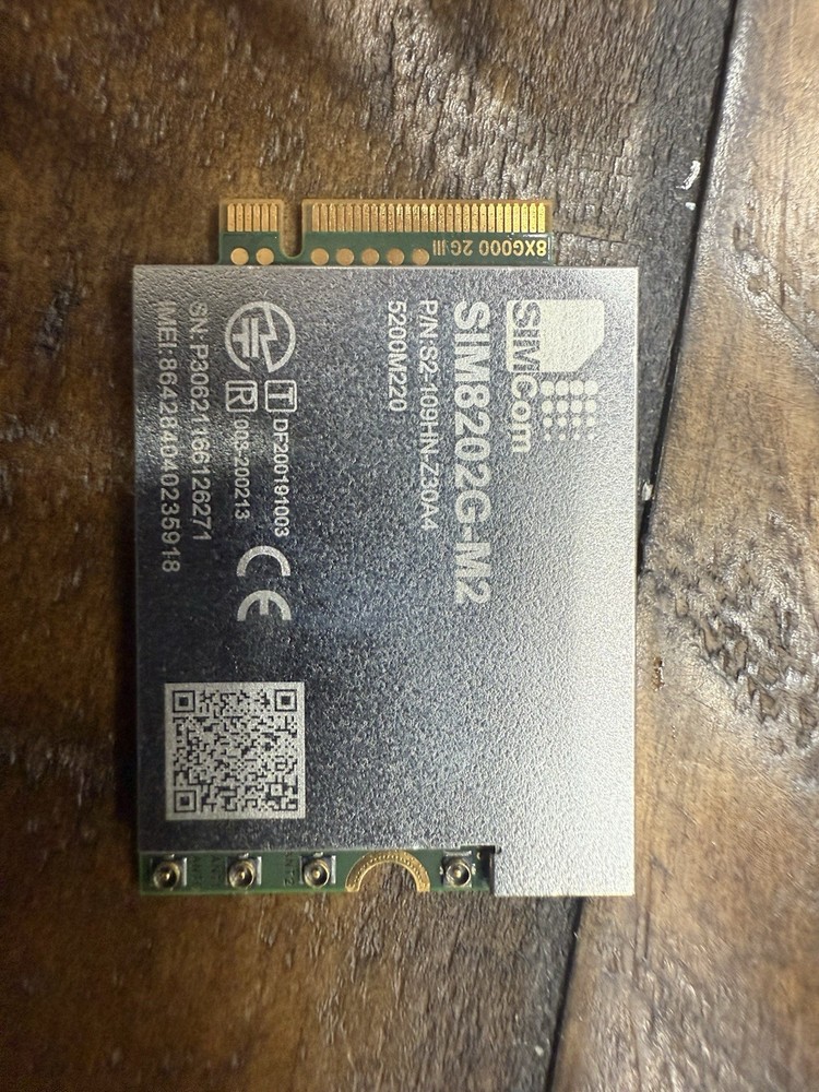 SIMCom SIM8202G-M2 5G NR Cellular Module M.2 Modem Qualcomm Snapdragon X55