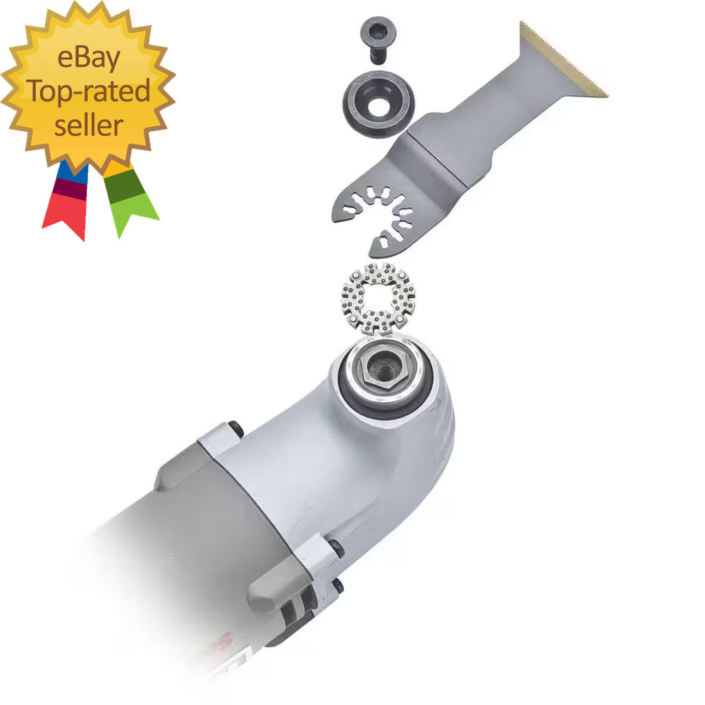 Universal Quick-Fit Accessory Adapter for Rockwell Hex Interface Oscillating Too