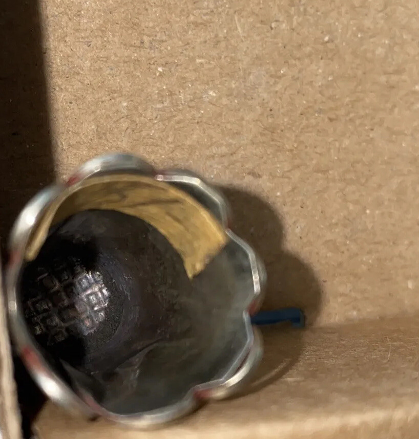 Vintage Mexico Thimble Silver Ornate Wire