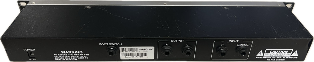 Phonic DFX256 Digital Effects Processor