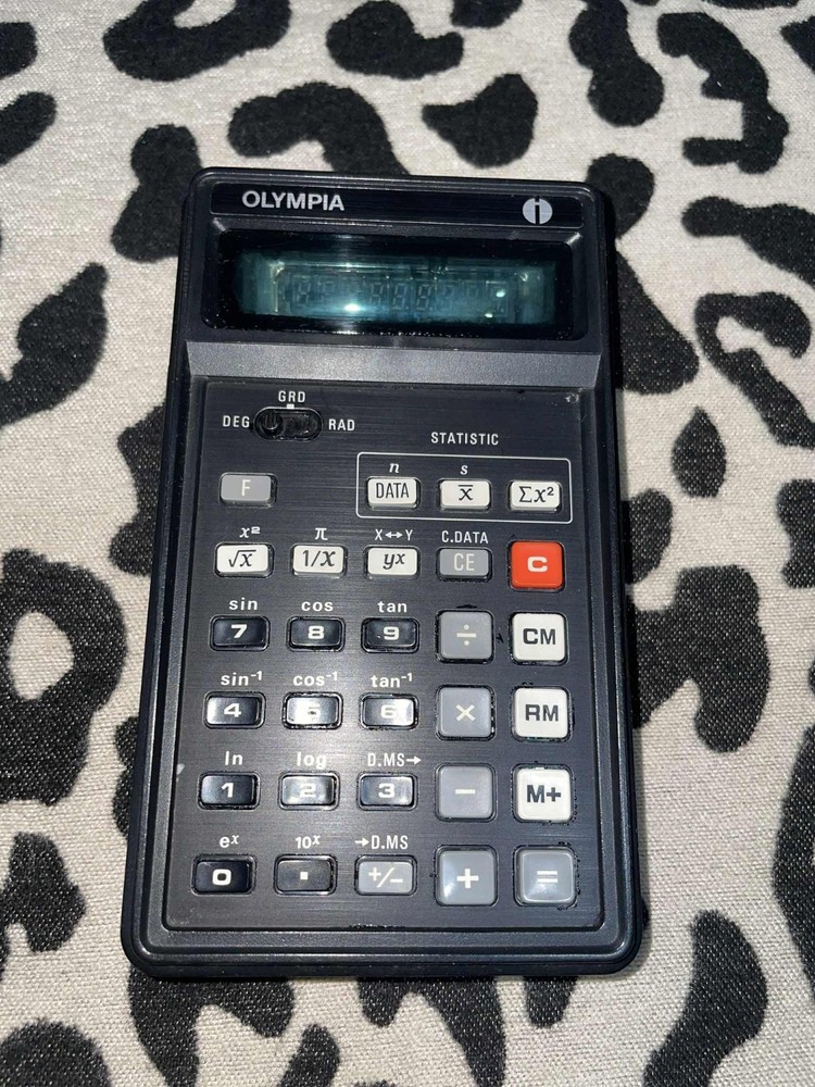 Olympia CD 90 SIGMA 1976 Calculator Fully working ( Read Description)
