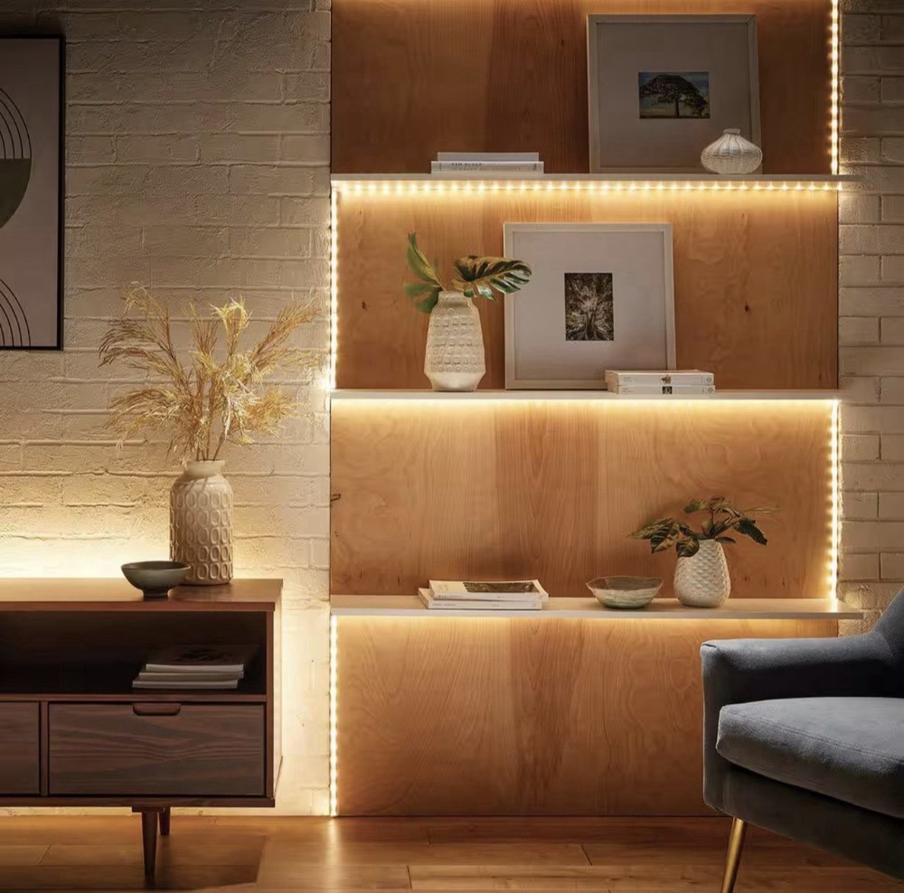 16.4 ft. Plug-In Dimmable Cuttable Color-Changing Integrated LED Strip Light
