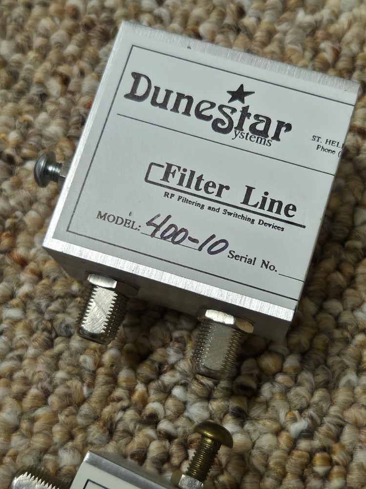 Dunestar and I.C.E. TV interference filters