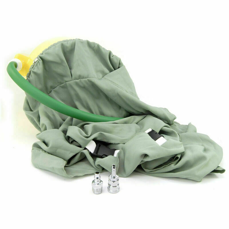 Safety Sandblast Helmet Sand Blast Hood Protector+Protector Sandblasting+10 Lens