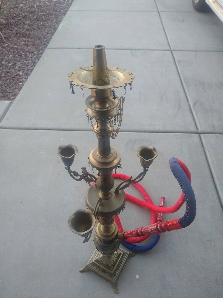 Vintage Persian Hookah 32" Tall