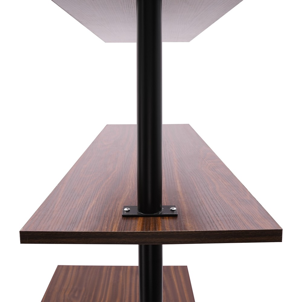 3 Tiers Wall Mount Computer Writing Table Wall Mounted Desk Wall Organizer