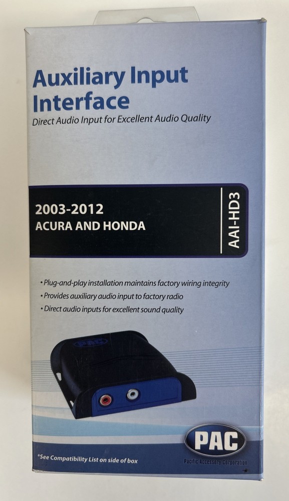 PAC Audio AAI-HD3 Honda Aux Input Interface