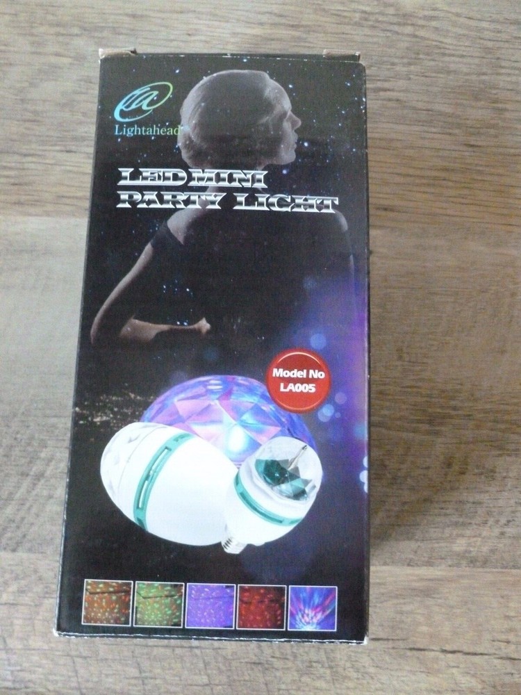 Lightahead LA005 Rotating LED Strobe Bulb Multi Changing Color