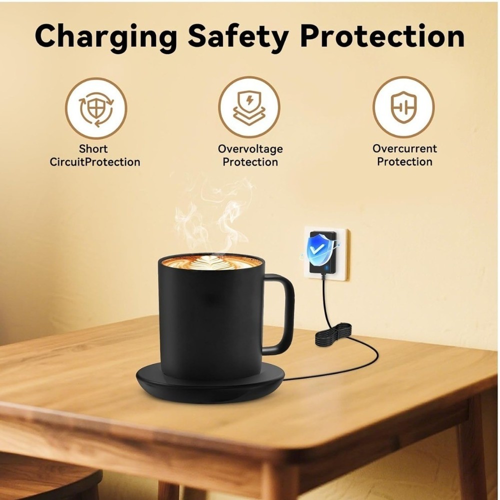 Replacement Charging Coaster 2 for Smart Mug 1 & 2 Travel Mug Black