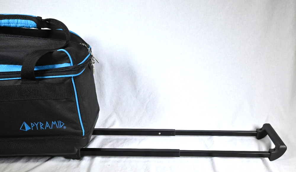 Pyramid Double Roller 2 Ball Bowling Bag Black & Blue