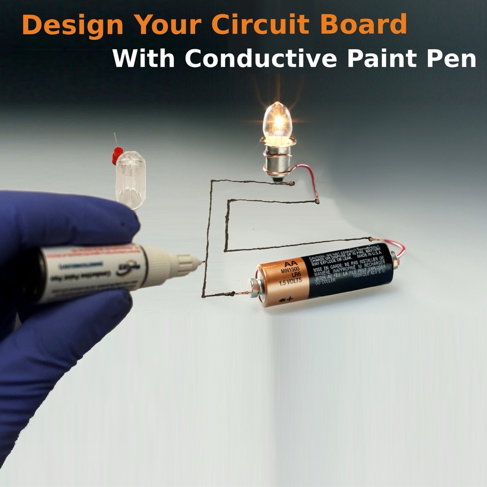 Conductive Paint Pen, Highly Electrical Conductivity Utilizing Nanotechnology