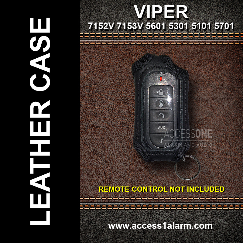 Viper 7152V 1-Way Remote Control High Quality Genuine Leather Protective Case