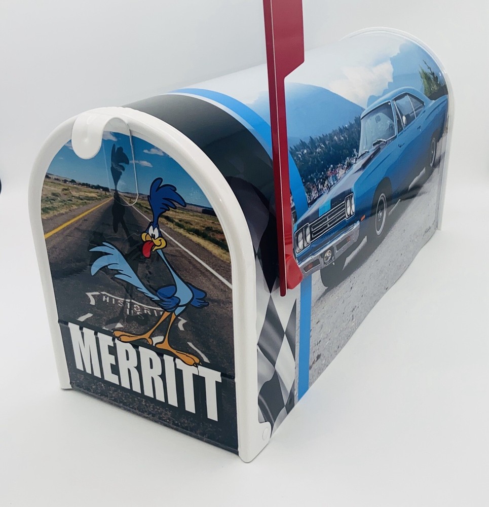 Roadrunner Custom Mailbox, Gift for dad, Personalized gift for Mom,