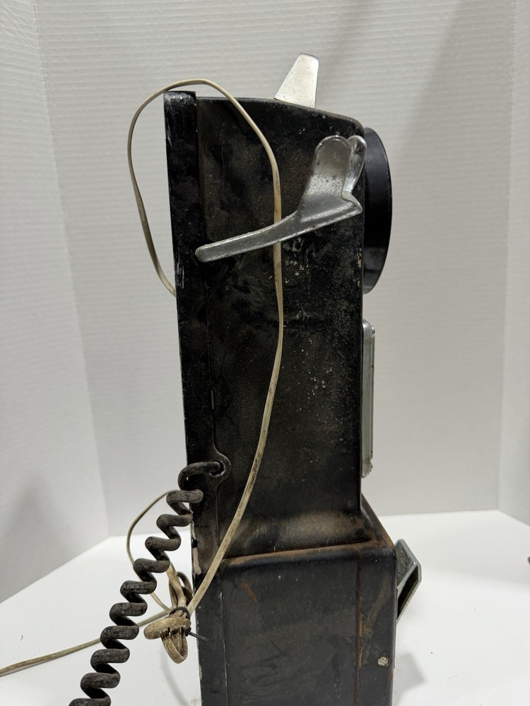 Automatic Electric 3-Coin ROTARY DIAL Pay Phone UNTESTED AS IS