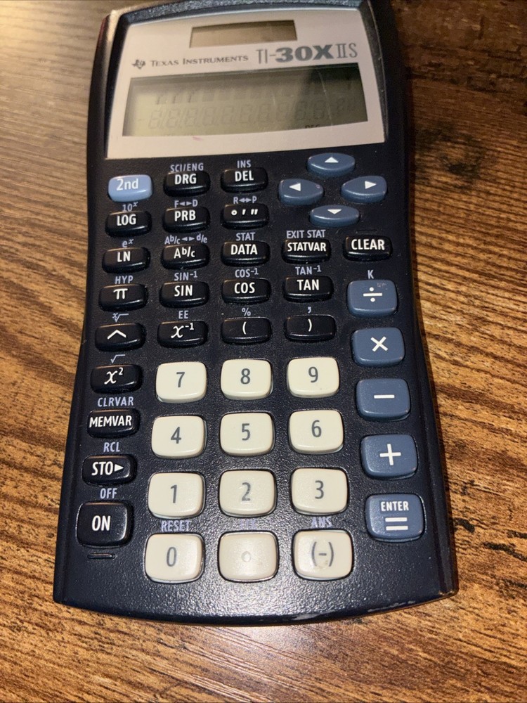 Texas Instruments TI-30X II S Calculator Tested & Working