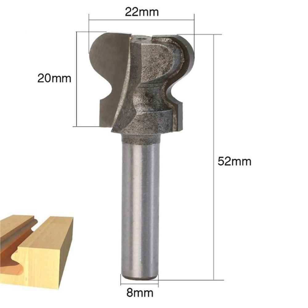 8mm Shank Finger Pull Carbide Router ,