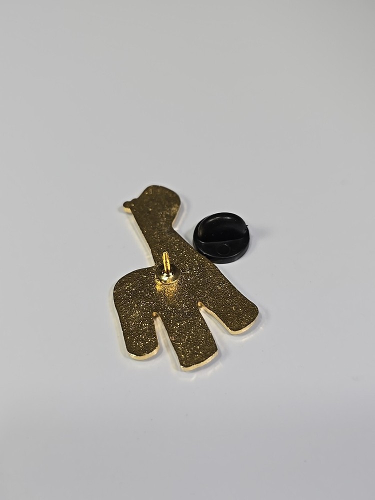 Giraffe Shape With Music Note Lapel Pin