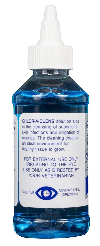 Chlor-a-Clens Cleansing Solution for Dogs & Cats (4 oz)