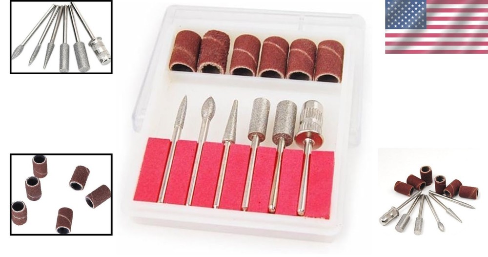 Multi-Functional Nail Drill Bits Set for Artistry - Fits Standard Electric Files