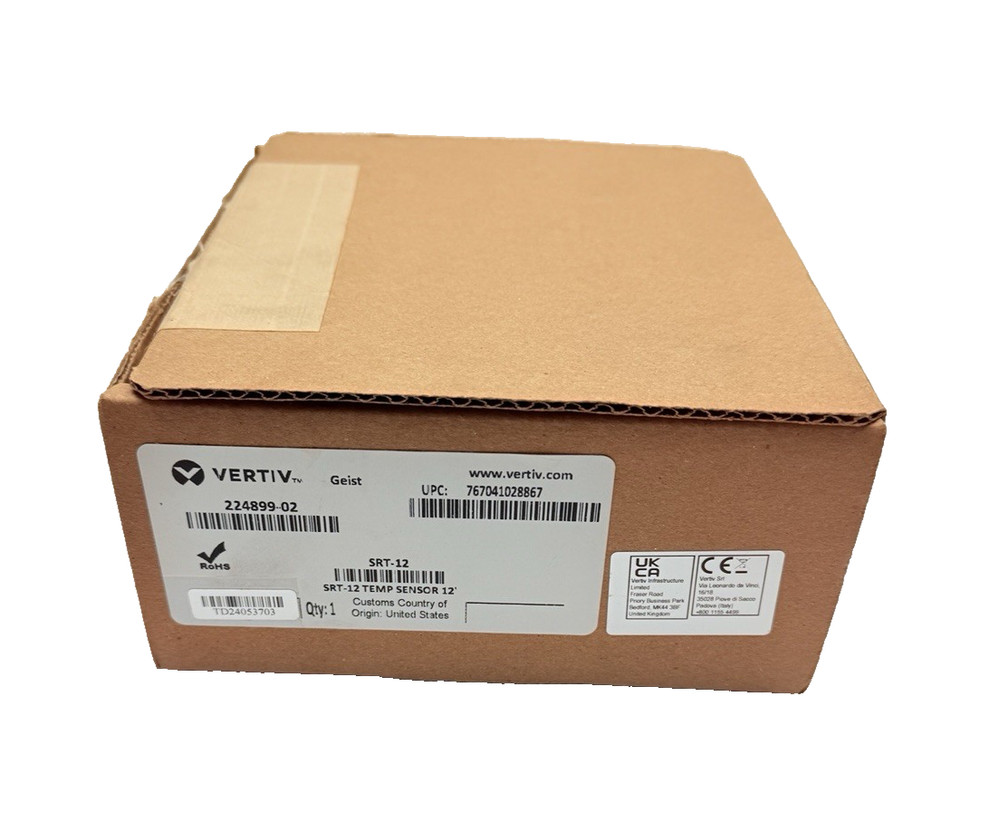 224899-02 VERTIV GEIST SRT-12 TEMPERATURE SENSOR 12'