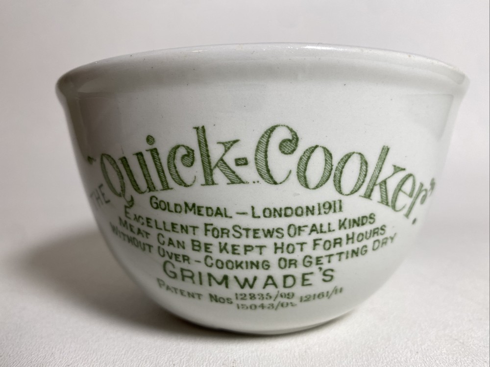 Vintage Grimwades Ceramic Quick Cooker Pudding England