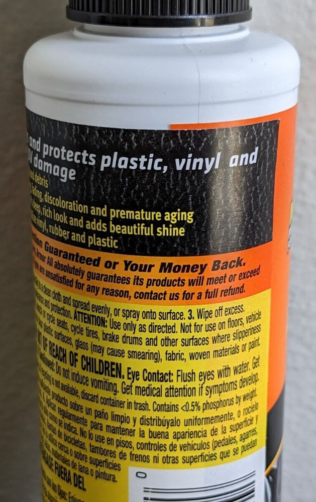 Armor All Protectant Original 4oz Spray Bottle