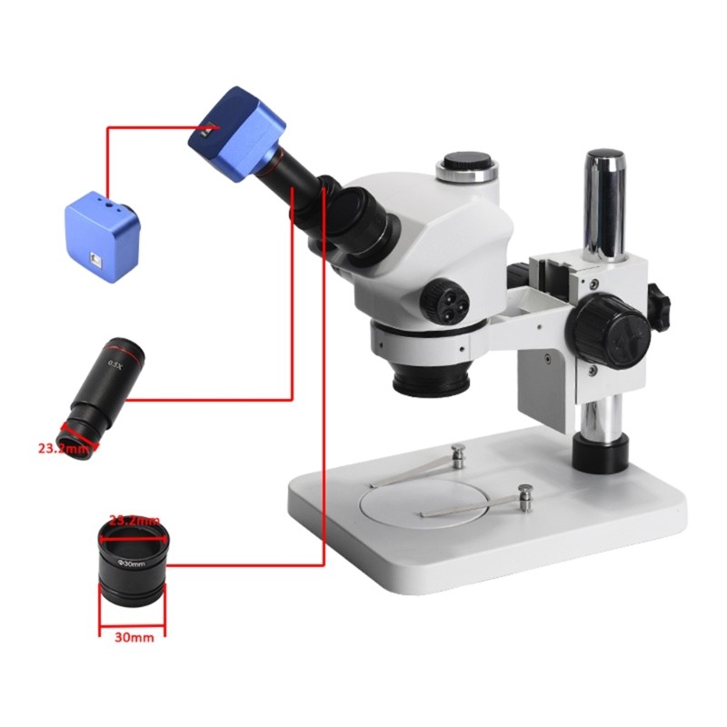 C Mount 23.2mm Tube Adapter for Biological Microscope Connecting Electronic