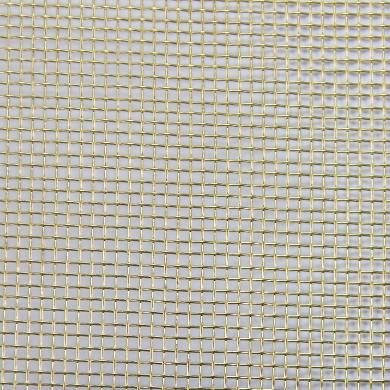 Coarse Brass Brass Woven Wire Mesh Brass Filter Plain weave easily shape&Cut