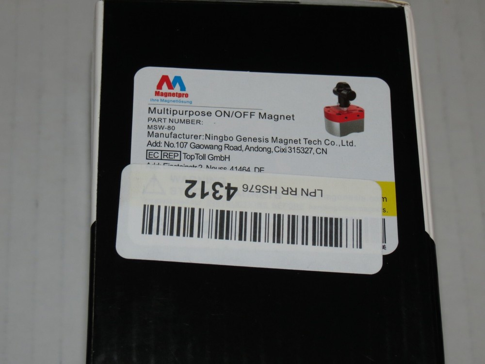 sh6 Multipurpose 180 lb Switch Magnet Strong Pull-Off Force Safe & Easy to Use