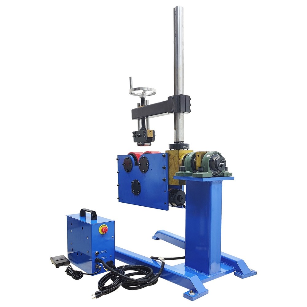 110V 660lb Welding Turning Roller Rack Press Wheel Type Welding Positioner