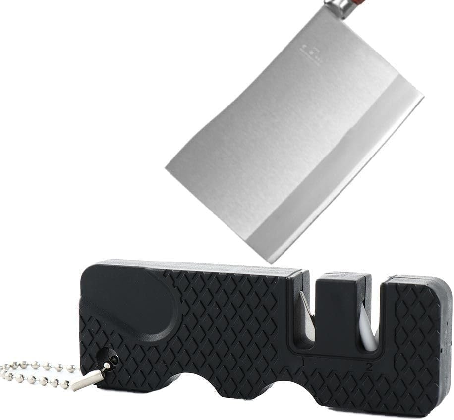 Portable Knife Sharpener - Handheld Tool for Camping, Kitchen, and Chefs