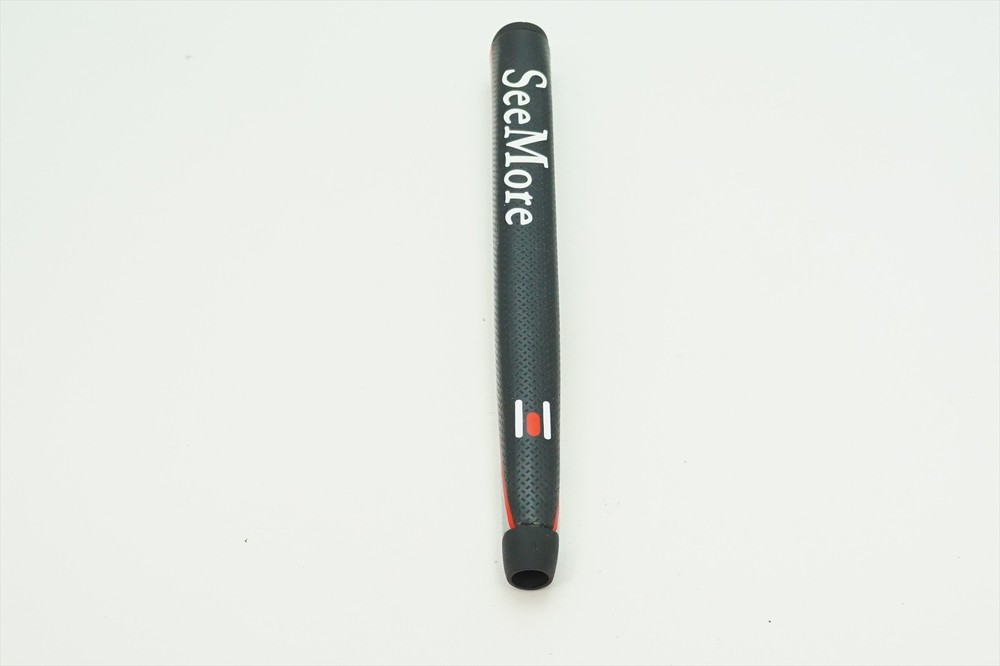 New SeeMore Golf SM75 Black/Silver Putter Grip