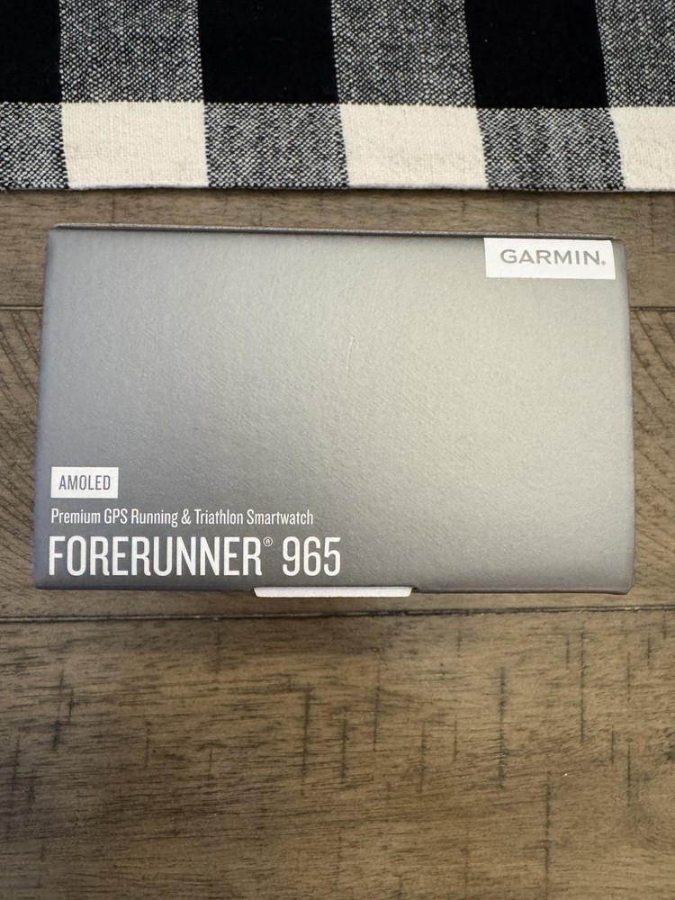 Garmin Forerunner 965 AMOLED GPS Smartwatch Black