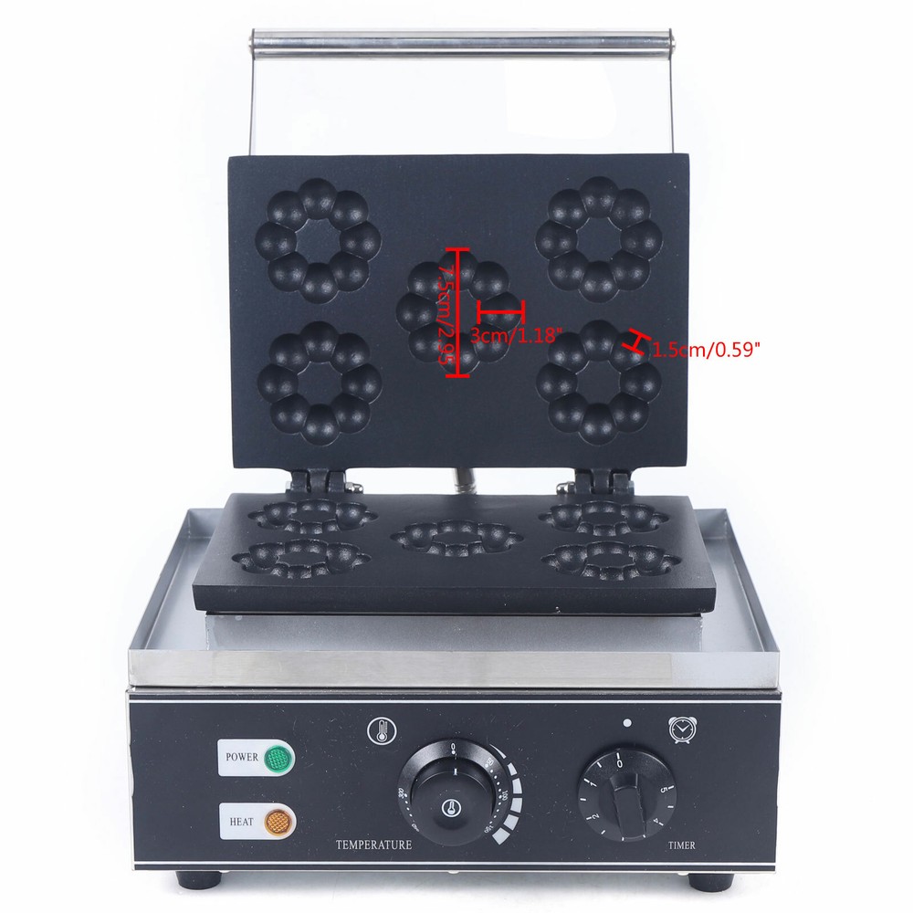 Mini Donut Maker Electric Waffle Maker Commercial Donut Maker Machine Nonstick