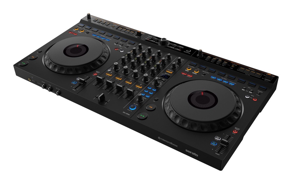 Bundle of AlphaTheta DDJ-GRV6 DJ Controller + Road Case & 2 XLR Cables