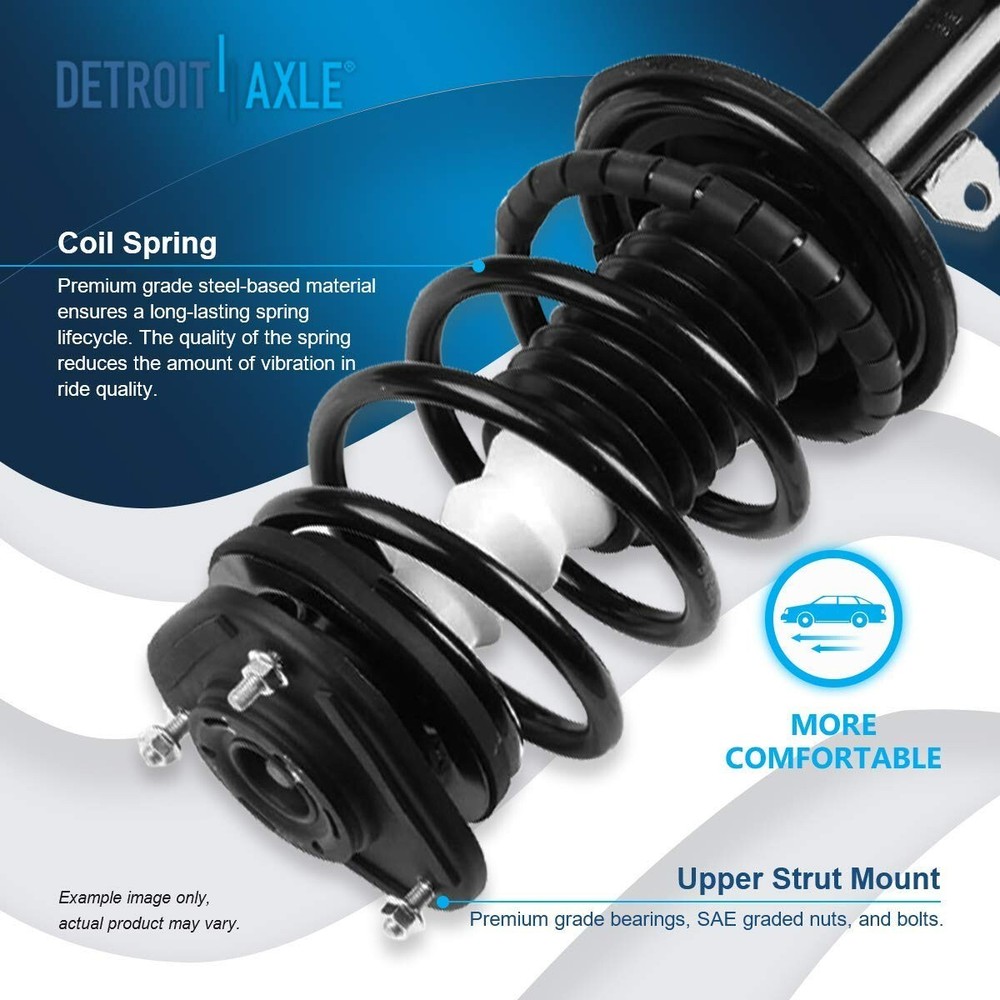 Front & Rear Struts w/Coil Spring Replacement Kit for 2004 - 2009 Toyota Prius