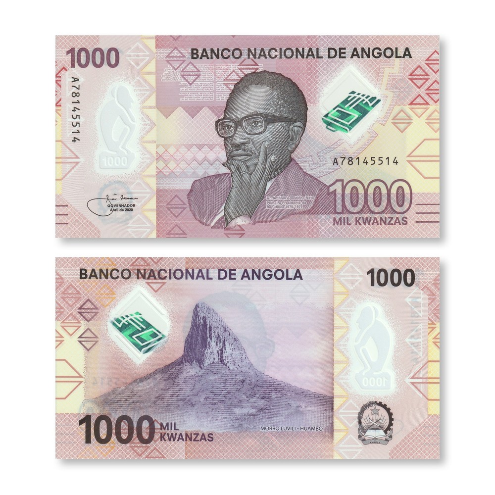 Angola 1000 Kwanzas, 2020, B559a, UNC