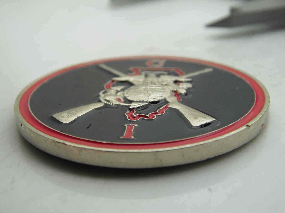 MARINE VETS SEMPER FI C I CHALLENGE COIN