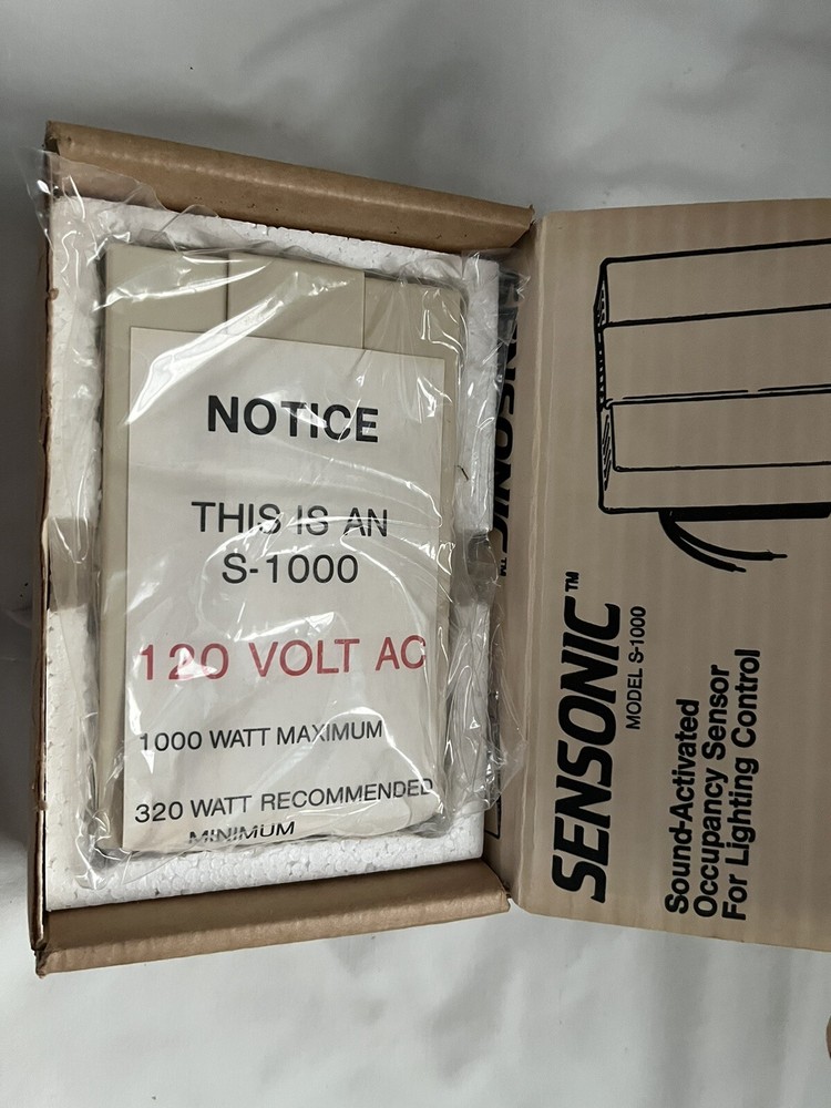 Sensonic 3A164 S-1000 Occupancy Sensor for Lighting Control