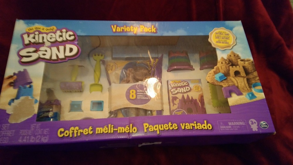 The One And Only Kinetic Sand Variety Pack With Tools