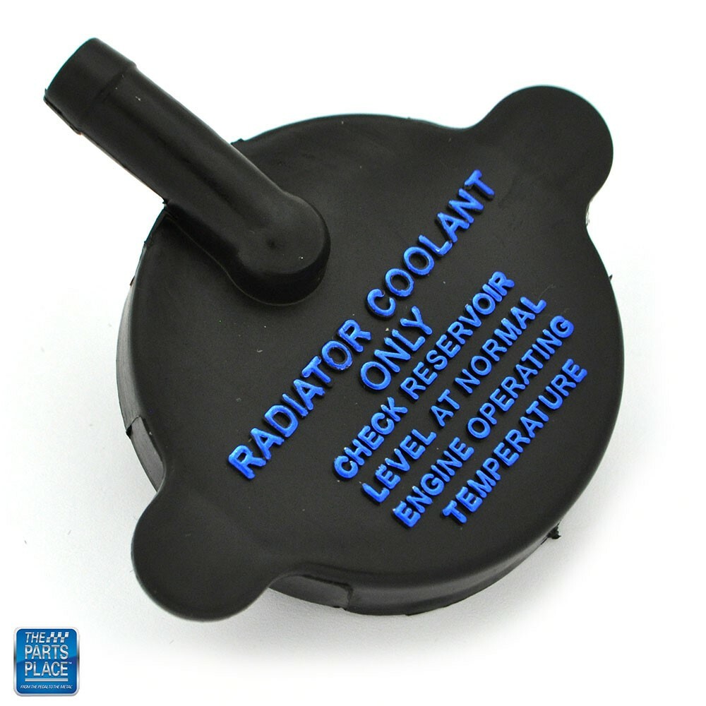 1973-1981 Firebird Trans Am Radiator Overflow Bottle Cap Blue Letters