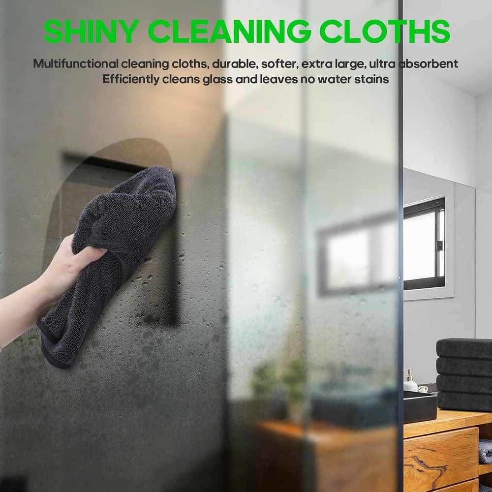 Microfiber car drying towels XXL super absorbent 2 pack