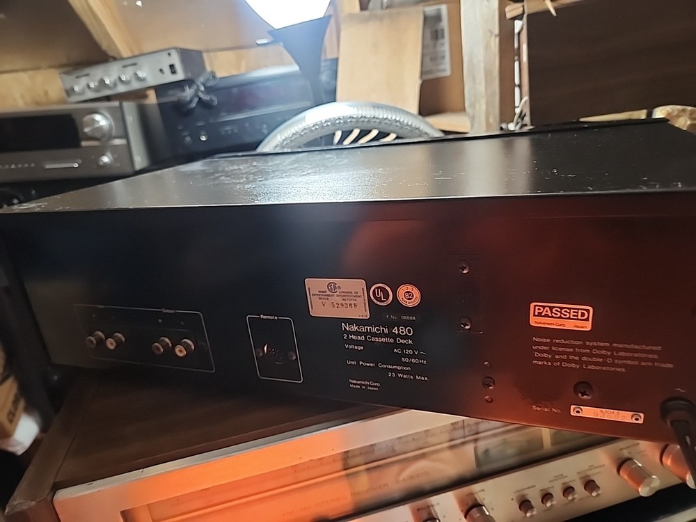Nakamichi 480 2 Head Cassette Deck Serviced & Updated