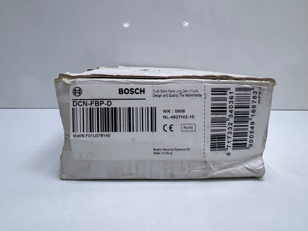 Bosch DCN-FBP-D Flush Blank Panel Long Dark (9 pcs.)