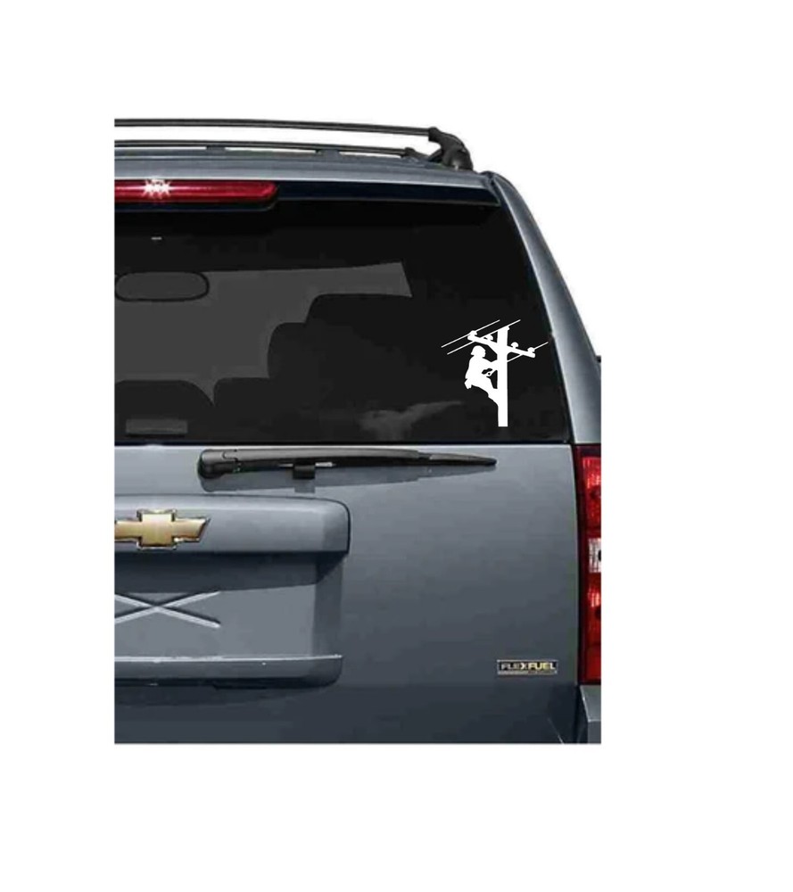LINEMAN 5X5 Vinyl Decal / Sticker / Window Sticker Graphic