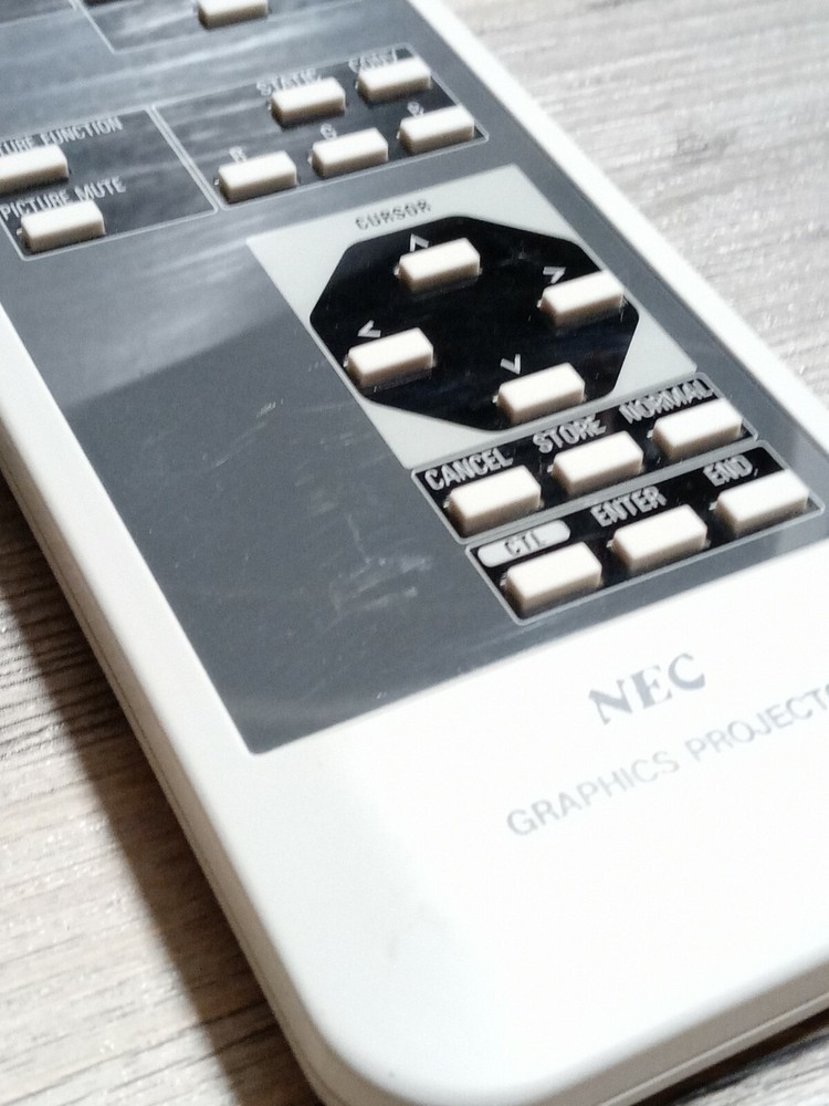 NEC UR-3020 LCD Graphics Projector Remote Control GP-3000 Genuine OEM