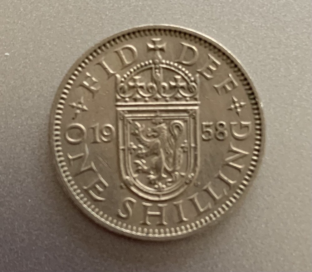 2 Queen Elisabeth Shillings 1958